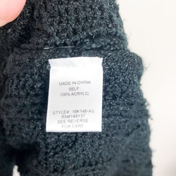 Altar'd State Chunky Cable Knit V Neck Tunic Sweater Medium Boho - Picture 9 of 9